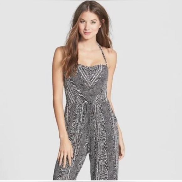 NEW Robin Piconne Renee Batik Jumpsuit Swim Cover-Up size Small - Picture 2 of 5